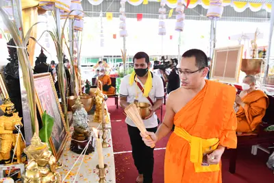 ประมวลภาพพิธีพุทธาภิเษกเหรียญจำปี วาระที่ ๒ วัดจุฬามณี ปี ๒๕๖๔