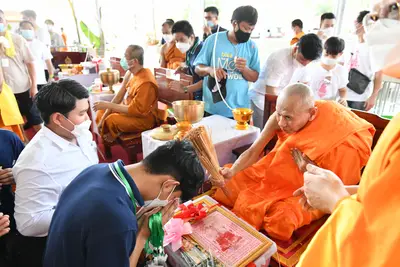 ประมวลภาพพิธีพุทธาภิเษกเหรียญจำปี วาระที่ ๒ วัดจุฬามณี ปี ๒๕๖๔