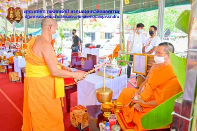 ประมวลภาพพิธีพุทธาภิเษกเหรียญจำปี วาระที่ ๒ วัดจุฬามณี ปี ๒๕๖๔