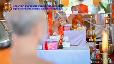 ประมวลภาพพิธีพุทธาภิเษกเหรียญจำปี วาระที่ ๒ วัดจุฬามณี ปี ๒๕๖๔