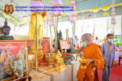 ประมวลภาพพิธีพุทธาภิเษกเหรียญจำปี วาระที่ ๒ วัดจุฬามณี ปี ๒๕๖๔