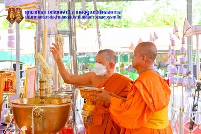 ประมวลภาพพิธีพุทธาภิเษกเหรียญจำปี วาระที่ ๒ วัดจุฬามณี ปี ๒๕๖๔