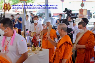 ประมวลภาพพิธีพุทธาภิเษกเหรียญจำปี วาระที่ ๒ วัดจุฬามณี ปี ๒๕๖๔