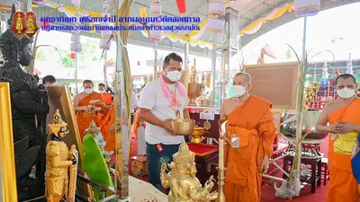 ประมวลภาพพิธีพุทธาภิเษกเหรียญจำปี วาระที่ ๒ วัดจุฬามณี ปี ๒๕๖๔