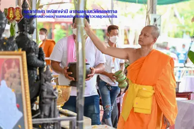 ประมวลภาพพิธีพุทธาภิเษกเหรียญจำปี วาระที่ ๒ วัดจุฬามณี ปี ๒๕๖๔