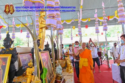 ประมวลภาพพิธีพุทธาภิเษกเหรียญจำปี วาระที่ ๒ วัดจุฬามณี ปี ๒๕๖๔