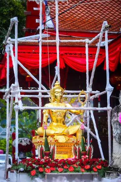 ประมวลภาพพิธียกฉัตรและบวงสรวงสมโภช วัดจุฬามณี ปี ๒๕๖๔