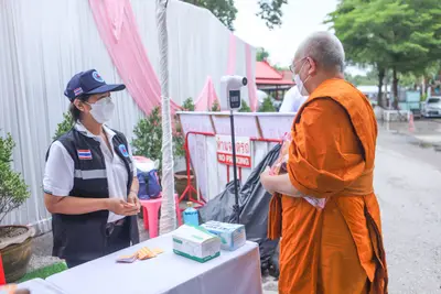 ประมวลภาพพิธียกฉัตรและบวงสรวงสมโภช วัดจุฬามณี ปี ๒๕๖๔