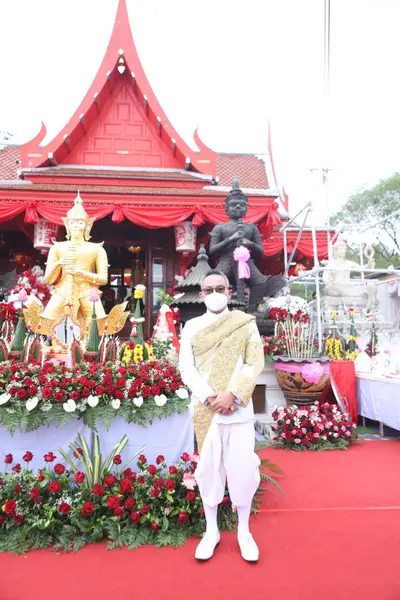 ประมวลภาพพิธียกฉัตรและบวงสรวงสมโภช วัดจุฬามณี ปี ๒๕๖๔