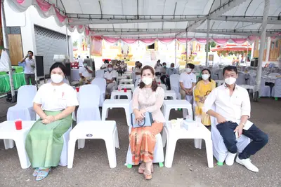 ประมวลภาพพิธียกฉัตรและบวงสรวงสมโภช วัดจุฬามณี ปี ๒๕๖๔