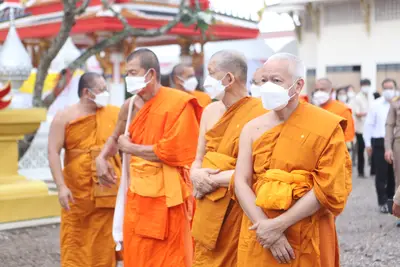 ประมวลภาพพิธียกฉัตรและบวงสรวงสมโภช วัดจุฬามณี ปี ๒๕๖๔