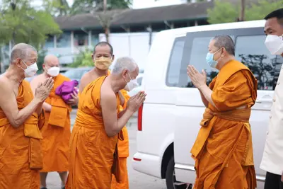 ประมวลภาพพิธียกฉัตรและบวงสรวงสมโภช วัดจุฬามณี ปี ๒๕๖๔