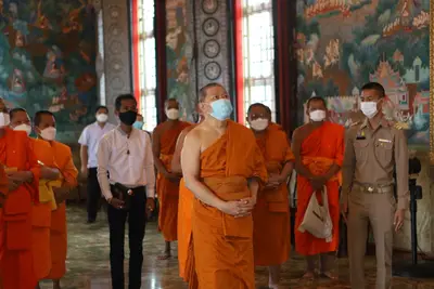 ประมวลภาพพิธียกฉัตรและบวงสรวงสมโภช วัดจุฬามณี ปี ๒๕๖๔