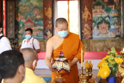 ประมวลภาพพิธียกฉัตรและบวงสรวงสมโภช วัดจุฬามณี ปี ๒๕๖๔