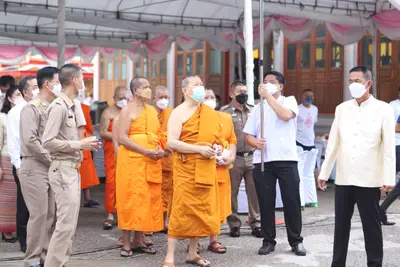 ประมวลภาพพิธียกฉัตรและบวงสรวงสมโภช วัดจุฬามณี ปี ๒๕๖๔
