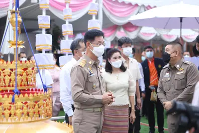 ประมวลภาพพิธียกฉัตรและบวงสรวงสมโภช วัดจุฬามณี ปี ๒๕๖๔