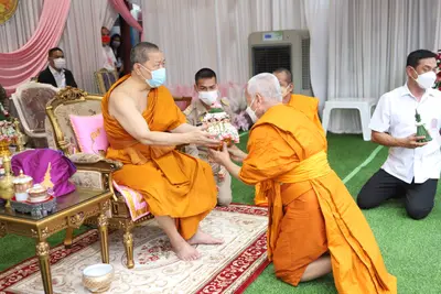 ประมวลภาพพิธียกฉัตรและบวงสรวงสมโภช วัดจุฬามณี ปี ๒๕๖๔