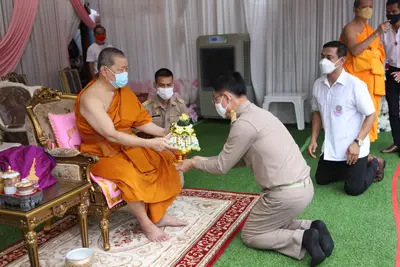 ประมวลภาพพิธียกฉัตรและบวงสรวงสมโภช วัดจุฬามณี ปี ๒๕๖๔