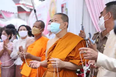ประมวลภาพพิธียกฉัตรและบวงสรวงสมโภช วัดจุฬามณี ปี ๒๕๖๔