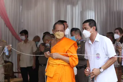 ประมวลภาพพิธียกฉัตรและบวงสรวงสมโภช วัดจุฬามณี ปี ๒๕๖๔