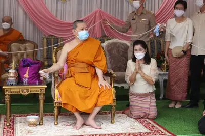 ประมวลภาพพิธียกฉัตรและบวงสรวงสมโภช วัดจุฬามณี ปี ๒๕๖๔