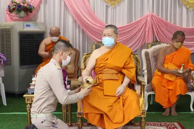 ประมวลภาพพิธียกฉัตรและบวงสรวงสมโภช วัดจุฬามณี ปี ๒๕๖๔