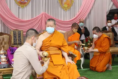 ประมวลภาพพิธียกฉัตรและบวงสรวงสมโภช วัดจุฬามณี ปี ๒๕๖๔