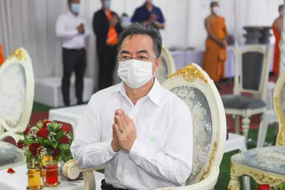 ประมวลภาพพิธียกฉัตรและบวงสรวงสมโภช วัดจุฬามณี ปี ๒๕๖๔