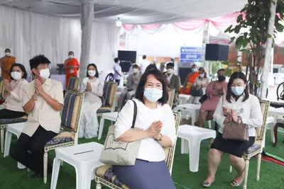 ประมวลภาพพิธียกฉัตรและบวงสรวงสมโภช วัดจุฬามณี ปี ๒๕๖๔