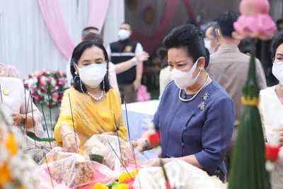 ประมวลภาพพิธียกฉัตรและบวงสรวงสมโภช วัดจุฬามณี ปี ๒๕๖๔