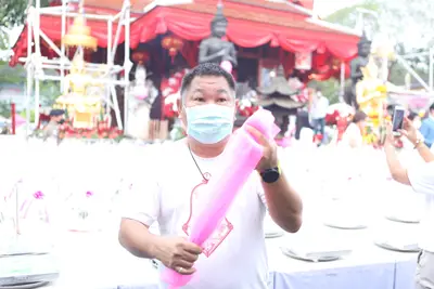 ประมวลภาพพิธียกฉัตรและบวงสรวงสมโภช วัดจุฬามณี ปี ๒๕๖๔