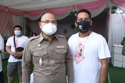 ประมวลภาพพิธียกฉัตรและบวงสรวงสมโภช วัดจุฬามณี ปี ๒๕๖๔