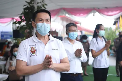 ประมวลภาพพิธียกฉัตรและบวงสรวงสมโภช วัดจุฬามณี ปี ๒๕๖๔