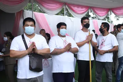 ประมวลภาพพิธียกฉัตรและบวงสรวงสมโภช วัดจุฬามณี ปี ๒๕๖๔