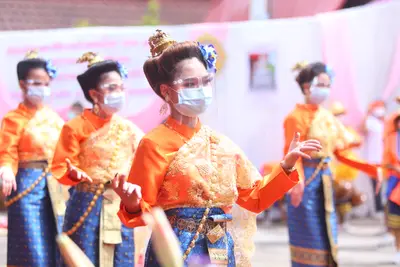 ประมวลภาพพิธียกฉัตรและบวงสรวงสมโภช วัดจุฬามณี ปี ๒๕๖๔
