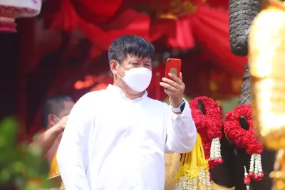 ประมวลภาพพิธียกฉัตรและบวงสรวงสมโภช วัดจุฬามณี ปี ๒๕๖๔