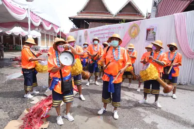 ประมวลภาพพิธียกฉัตรและบวงสรวงสมโภช วัดจุฬามณี ปี ๒๕๖๔