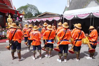 ประมวลภาพพิธียกฉัตรและบวงสรวงสมโภช วัดจุฬามณี ปี ๒๕๖๔