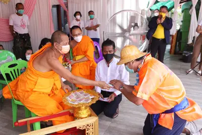 ประมวลภาพพิธียกฉัตรและบวงสรวงสมโภช วัดจุฬามณี ปี ๒๕๖๔