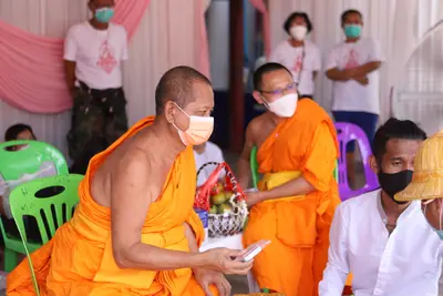 ประมวลภาพพิธียกฉัตรและบวงสรวงสมโภช วัดจุฬามณี ปี ๒๕๖๔