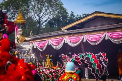 ประมวลภาพพิธียกฉัตรและบวงสรวงสมโภช วัดจุฬามณี ปี ๒๕๖๔