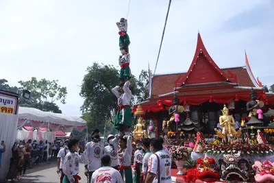 ประมวลภาพพิธียกฉัตรและบวงสรวงสมโภช วัดจุฬามณี ปี ๒๕๖๔