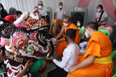 ประมวลภาพพิธียกฉัตรและบวงสรวงสมโภช วัดจุฬามณี ปี ๒๕๖๔