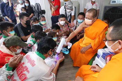 ประมวลภาพพิธียกฉัตรและบวงสรวงสมโภช วัดจุฬามณี ปี ๒๕๖๔