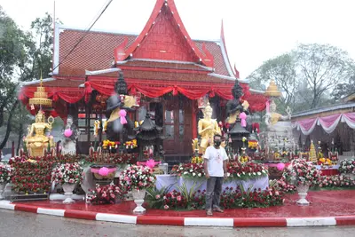 ประมวลภาพพิธียกฉัตรและบวงสรวงสมโภช วัดจุฬามณี ปี ๒๕๖๔