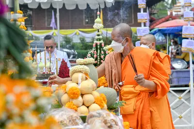 ประมวลภาพพิธีพุทธาภิเษกเหรียญจำปี ปฐมพรหมจตุมหาราชิกา รุ่น ๑ ปี ๒๕๖๔