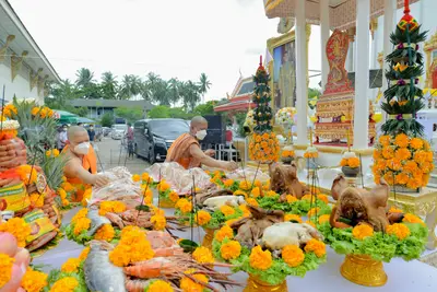 ประมวลภาพพิธีพุทธาภิเษกเหรียญจำปี ปฐมพรหมจตุมหาราชิกา รุ่น ๑ ปี ๒๕๖๔