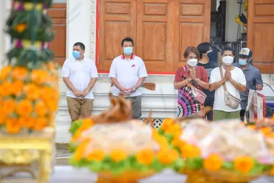 ประมวลภาพพิธีพุทธาภิเษกเหรียญจำปี ปฐมพรหมจตุมหาราชิกา รุ่น ๑ ปี ๒๕๖๔