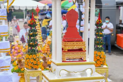 ประมวลภาพพิธีพุทธาภิเษกเหรียญจำปี ปฐมพรหมจตุมหาราชิกา รุ่น ๑ ปี ๒๕๖๔
