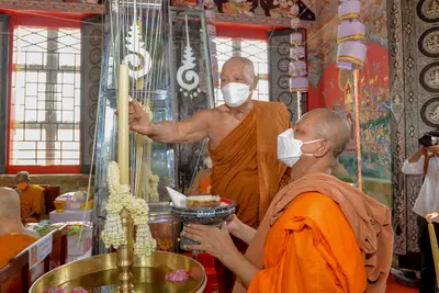 ประมวลภาพพิธีพุทธาภิเษกเหรียญจำปี ปฐมพรหมจตุมหาราชิกา รุ่น ๑ ปี ๒๕๖๔